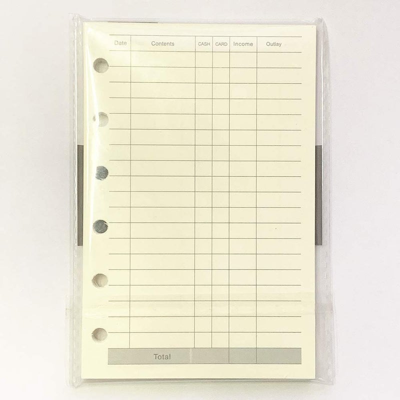 Harphia A7 Planner Refill, A7 Agenda Refill Paper Finance Records for 6 Rings Filofax, Accounting Design Inserts, 6 Holes/100gsm,Pocket Size 4.84 x 3.23'', Harphia - Image 5